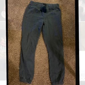 Madewell chambray denim women joggers XS